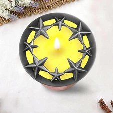 Candle Toppers Scented Candles Cover,  Shade Sleeves for Candle Jars Lid Gifts