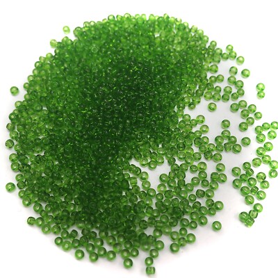 Preciosa Seed Beads 9/0 (2.6mm) Light Green Glass Czech Rocailles 30g 1oz P940