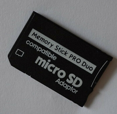 64 GB microSDXC + Adapter Memory Stick Produo für Sony PSP Konsole 1004 3004