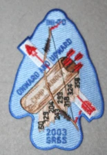 BSA OA 2003 SR-6 SOUTH  CONCLAVE PATCH INITO LODEG 324 CAMP THUNDER