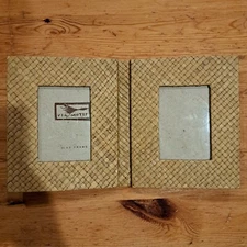 Via Motif 3"x 5" Double Picture Frame