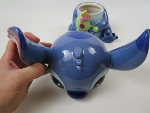 Disney Lilo & Stitch Ceramic Cookie Jar Stitch and Scrump Doll 11" Canister - Picture 8 of 13