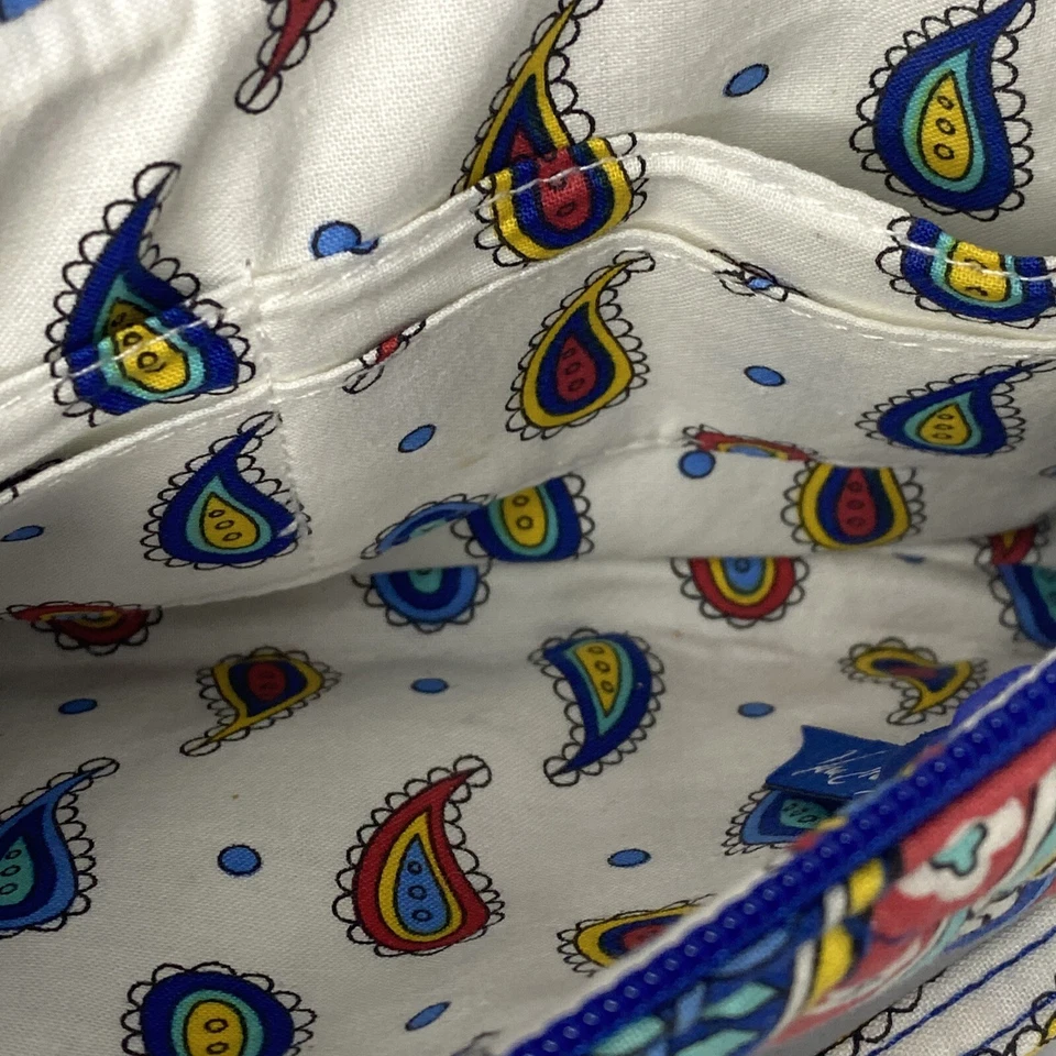 Bolso sin asas tipo muñeca Vera Bradley Marina cachemira con bloqueo a presión Foto 3 de 4