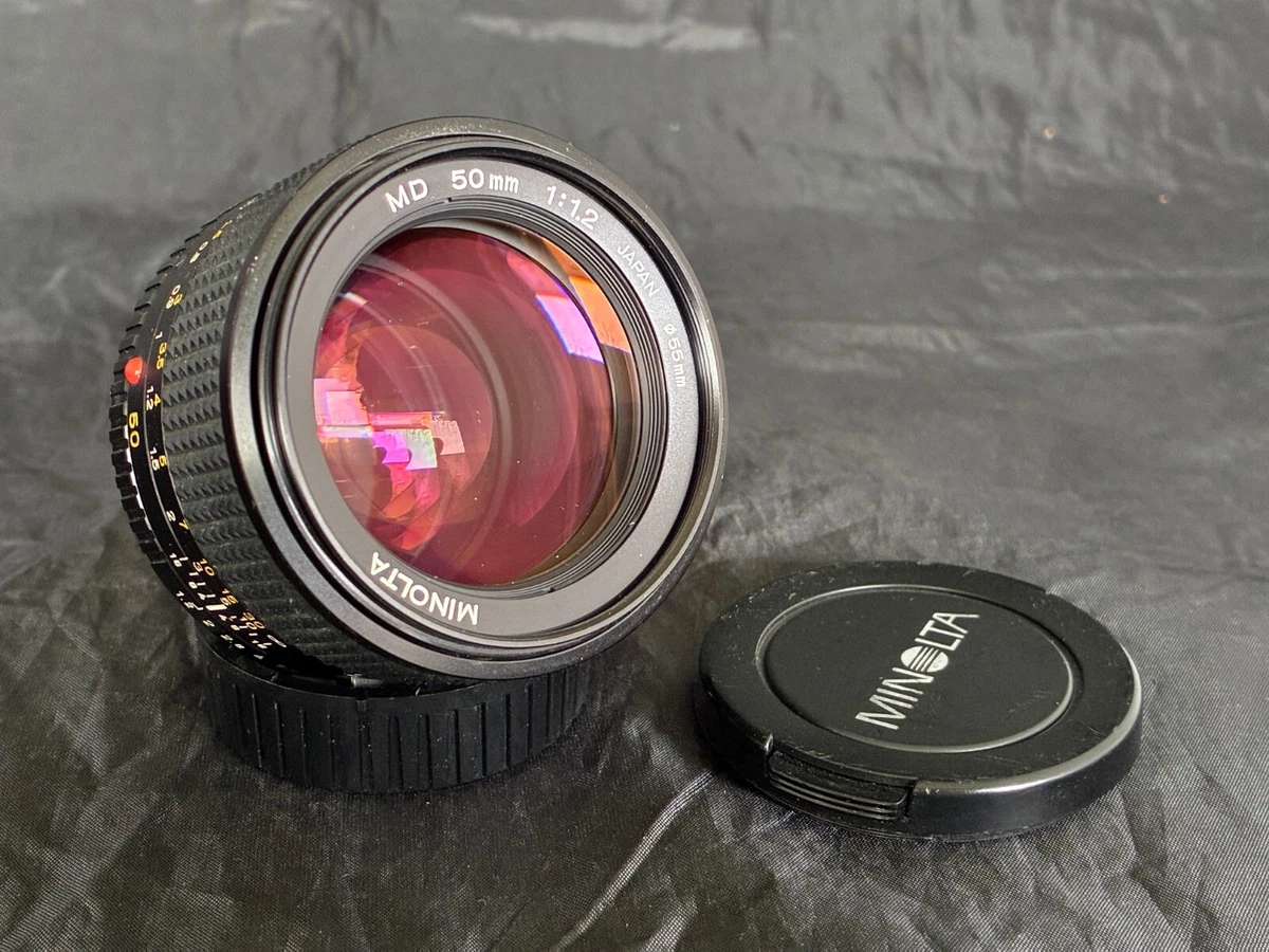 Minolta MD f/1.2 Camera Lenses 50mm Focal for sale - eBay