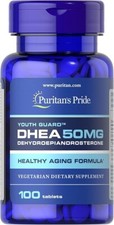 Puritan's Pride DHEA 50Mg Dietary Supplement, Promote Sugar Metabolism 100 Count