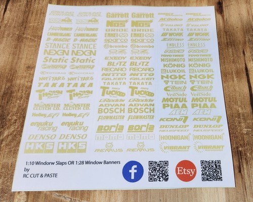 1:10 Scale - RC Car Sponsor Decals - Picture 6 of 41