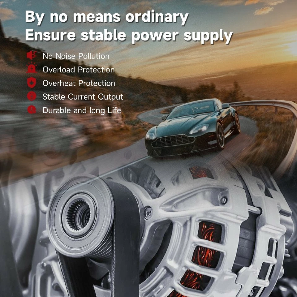 Alternador 11034 para Toyota Camry 2004 2005 2006 Highlander 2004-2007 2,4 L Foto 3 de 4