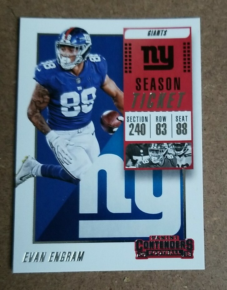 2018 Panini Contenders #32 Evan Engram - New York Giants 