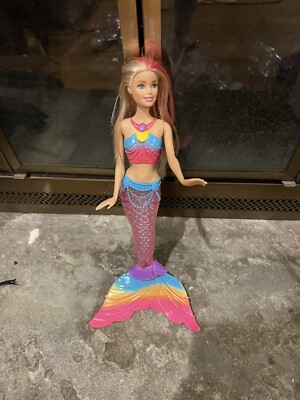 Barbie Dreamtopia Rainbow Lights Mermaid Doll W/ Light Up Tail