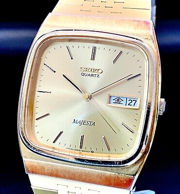 SEIKO WATCH MAJESTA 9063-5010 QUARTZ GOLD DAY DATE KANJI | eBay SEIKO WATCH MAJESTA 9063-5010 QUARTZ GOLD DAY DATE KANJI | eBay