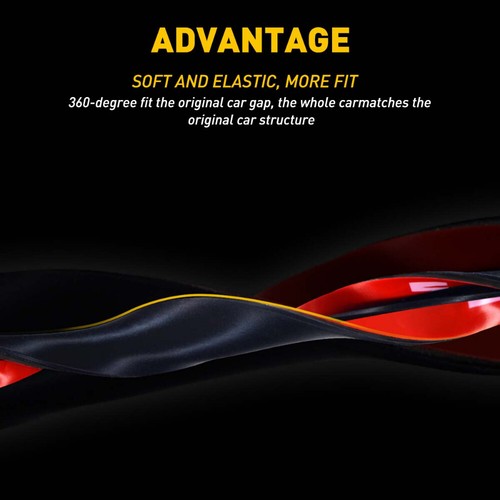 Car Seal Under Front Windshield Panel Sealed Trim Moulding Strip Kit Rubber 3M - Picture 4 of 16