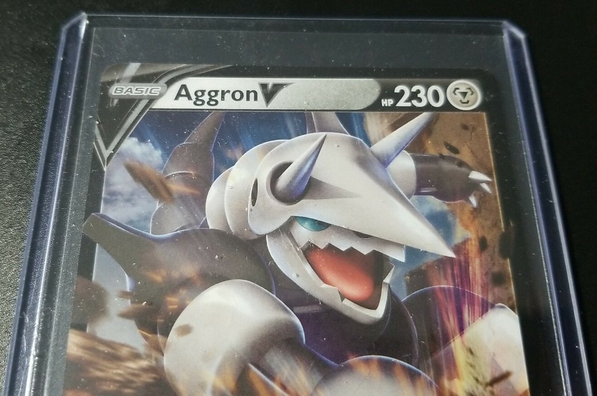aggron v pokemon card 2022 Pokemon TCG Brilliant Stars AGGRON V Ultra Rare #096/172 Planeta HP230