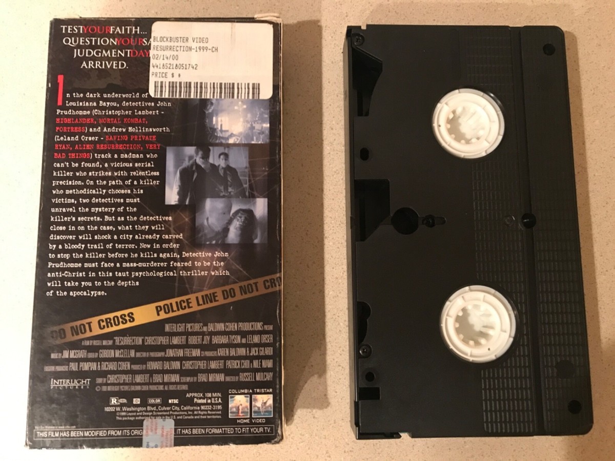 Resurrection (VHS, 1999) Christopher Lambert, Leland Orser | eBay