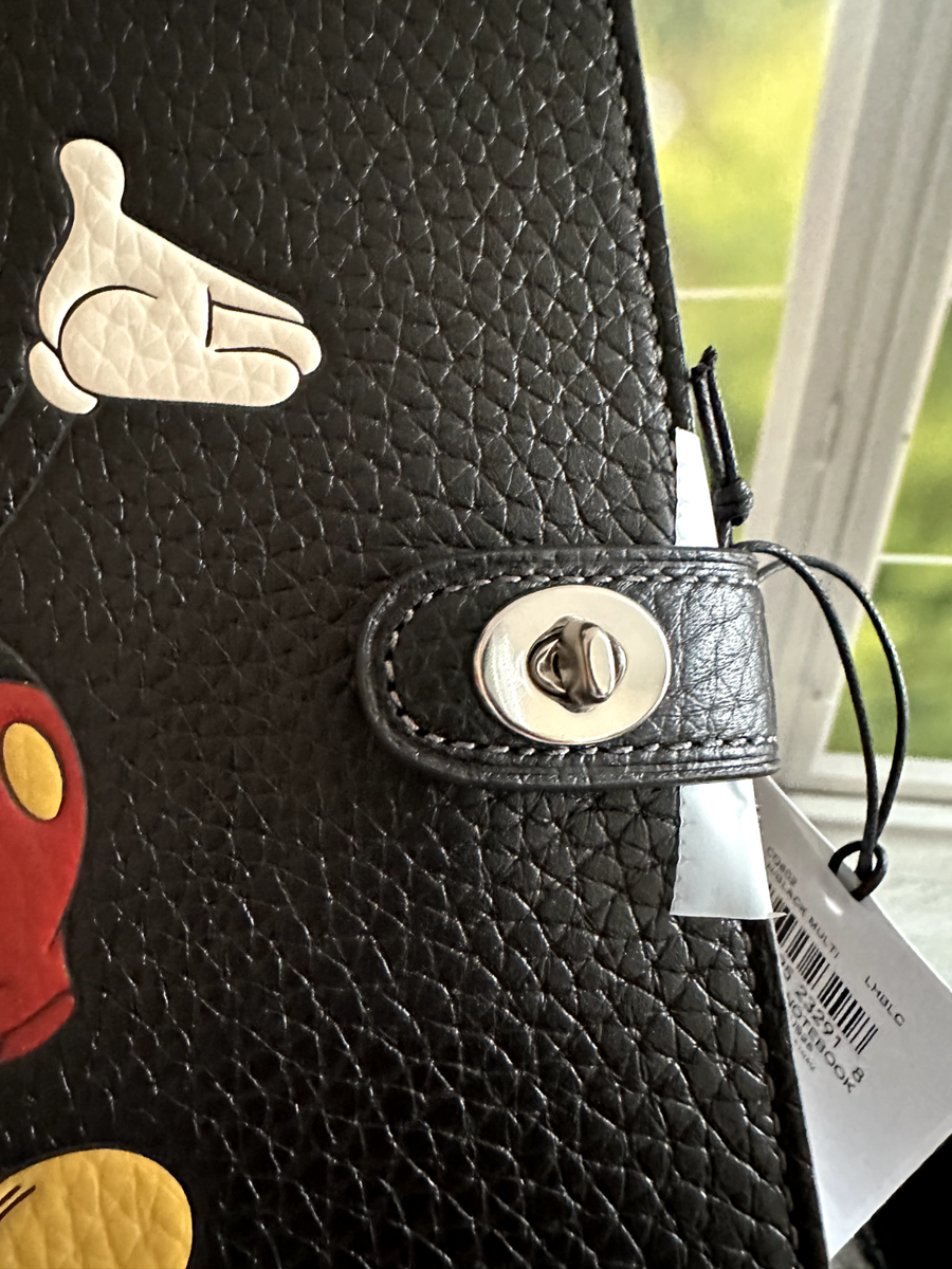 COACH DISNEY X Notebook Mickey Mouse Limited Edition Rare | eBay
