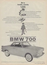 1960 BMW 700 Ad Sport Coupe Vintage Magazine Advertisement Bavarian Motor Works