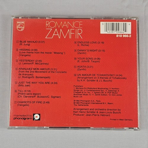 Zamfir - Romance CD - Picture 2 of 2