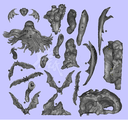 Demon Morrigan 3D Printing Unpainted Figure Model GK Blank Kit New Toy In Stock - Picture 8 of 8