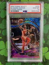 2020 Panini Select DeAndre Hunter Cosmic Courtside Parallel SSP #242 PSA 10