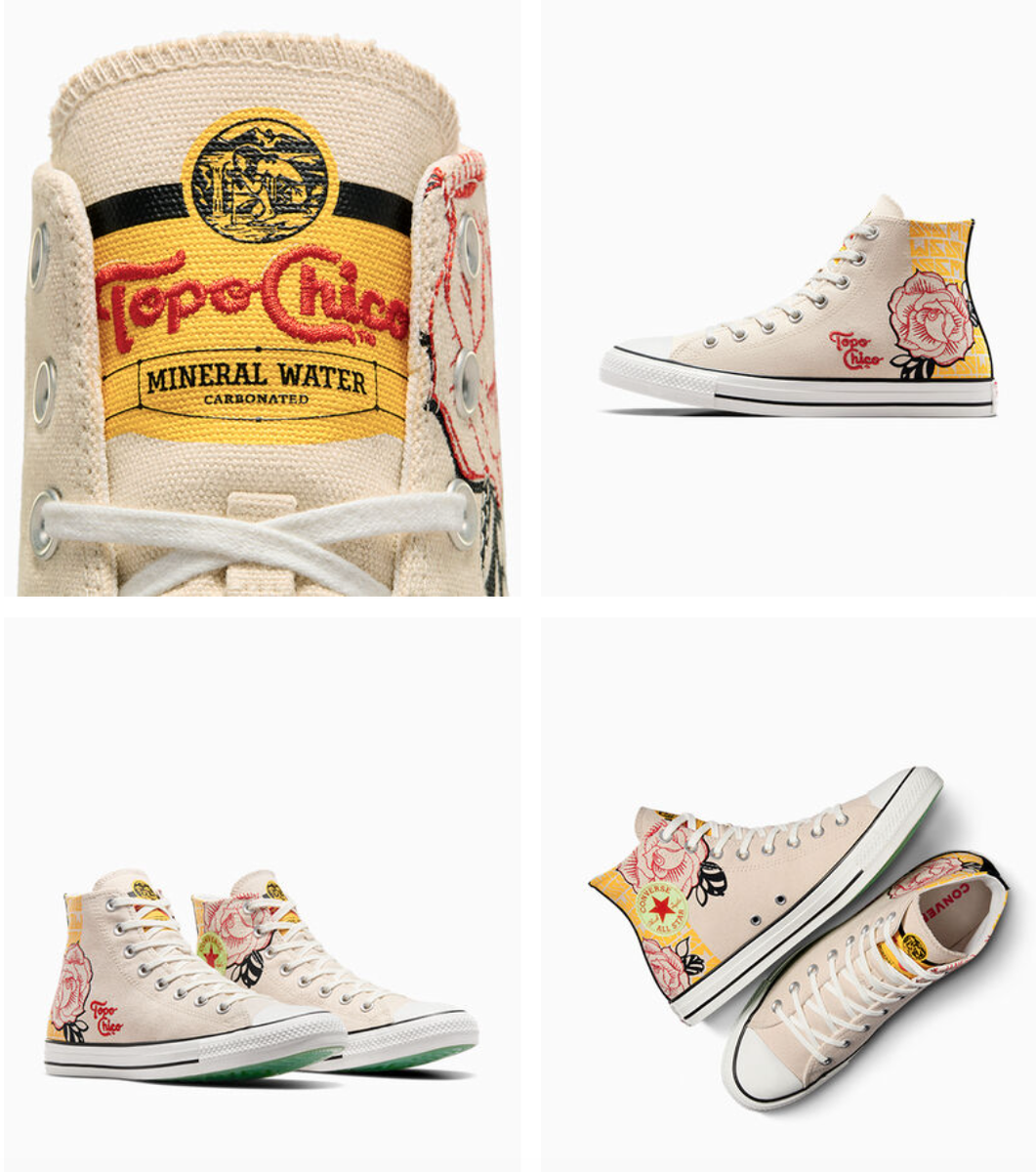 NEW MEN'S CONVERSE x Topo Chico Chuck Star Shoes A10454C Wonka
