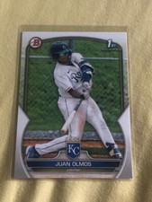 623-2 2023 Bowman Baseball 1st Juan Olmos Kansas City Royals