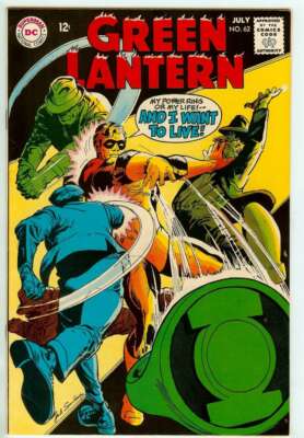 GREEN LANTERN #62 6.5 // JACK SPARLING COVER DC COMICS 1968