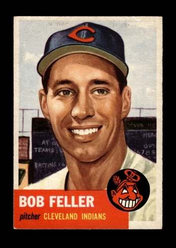 1953 Topps Set-Break # 54 Bob Feller EX-EXMINT *GMCARDS*