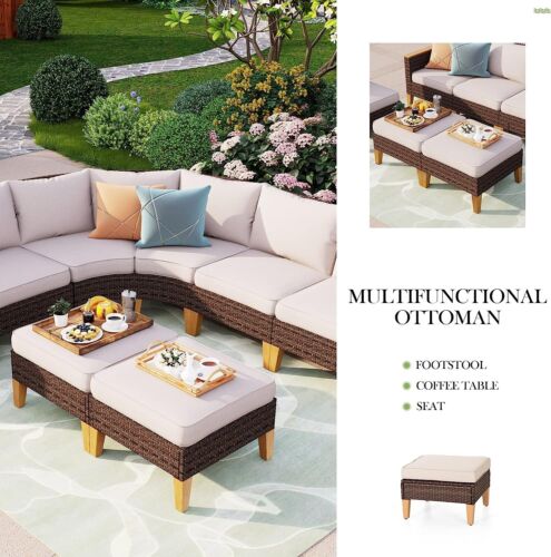 Polyrattan Gartenmöbel Sitzgruppe Gartenset Lounge Garnitur Set - Bild 6 von 9