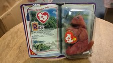 2000 Ty McDonald's Teenie Beanie "Rex" The Tyrannosaurus T-Rex Dinosaur NOC NOS
