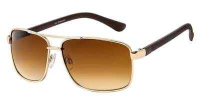 MENS DESIGNER RECTANGULAR FASHION SUNGLASSES IN FASHION LENS COLORS