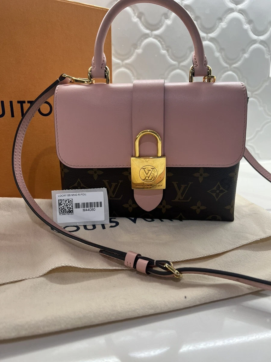 Louis Vuitton Locky BB Cross Body Bag Brown/Pink Leather/Canvas