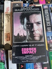Sudden Impact VHS VCR Video Tape Used Clint Eastwood Dirty Harry