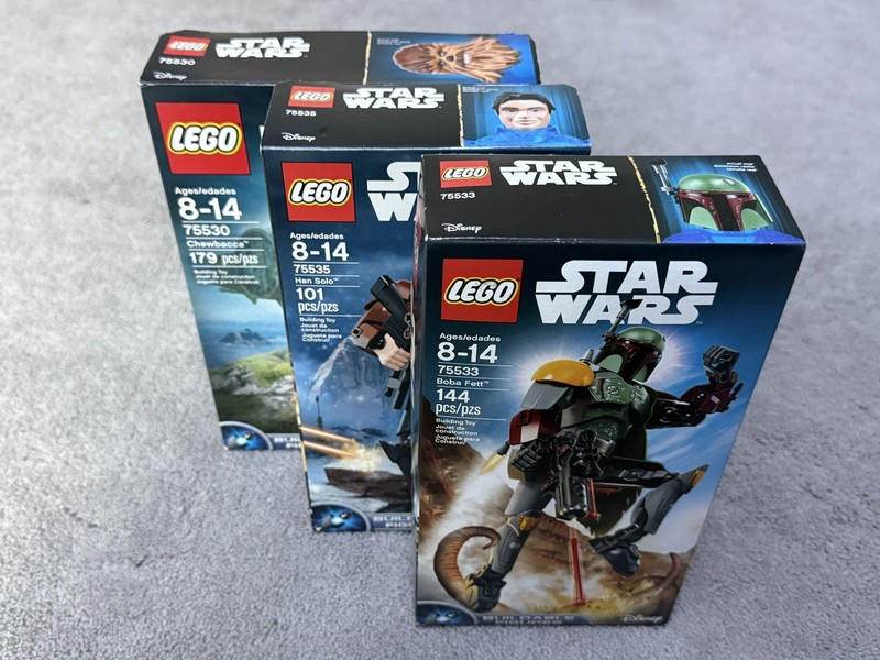 LEGO Star Wars Buildable Lot (75530, 75533, 75535) New & Sealed