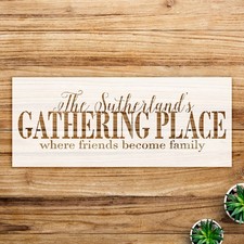 Family Gathering Home Decor Wall Art Reusable Plastic Stencil - StencilAir