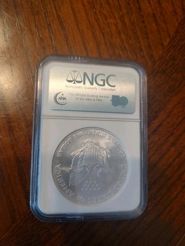 2005 American Silver Eagle NGC MS69 First Strike FIRST STRIKES RED LABEL