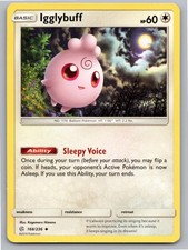 2019 POKEMON IGGLYBUFF COSMIC ECLIPSE 168/236 UC LP A90732 FREE S&H on eBay