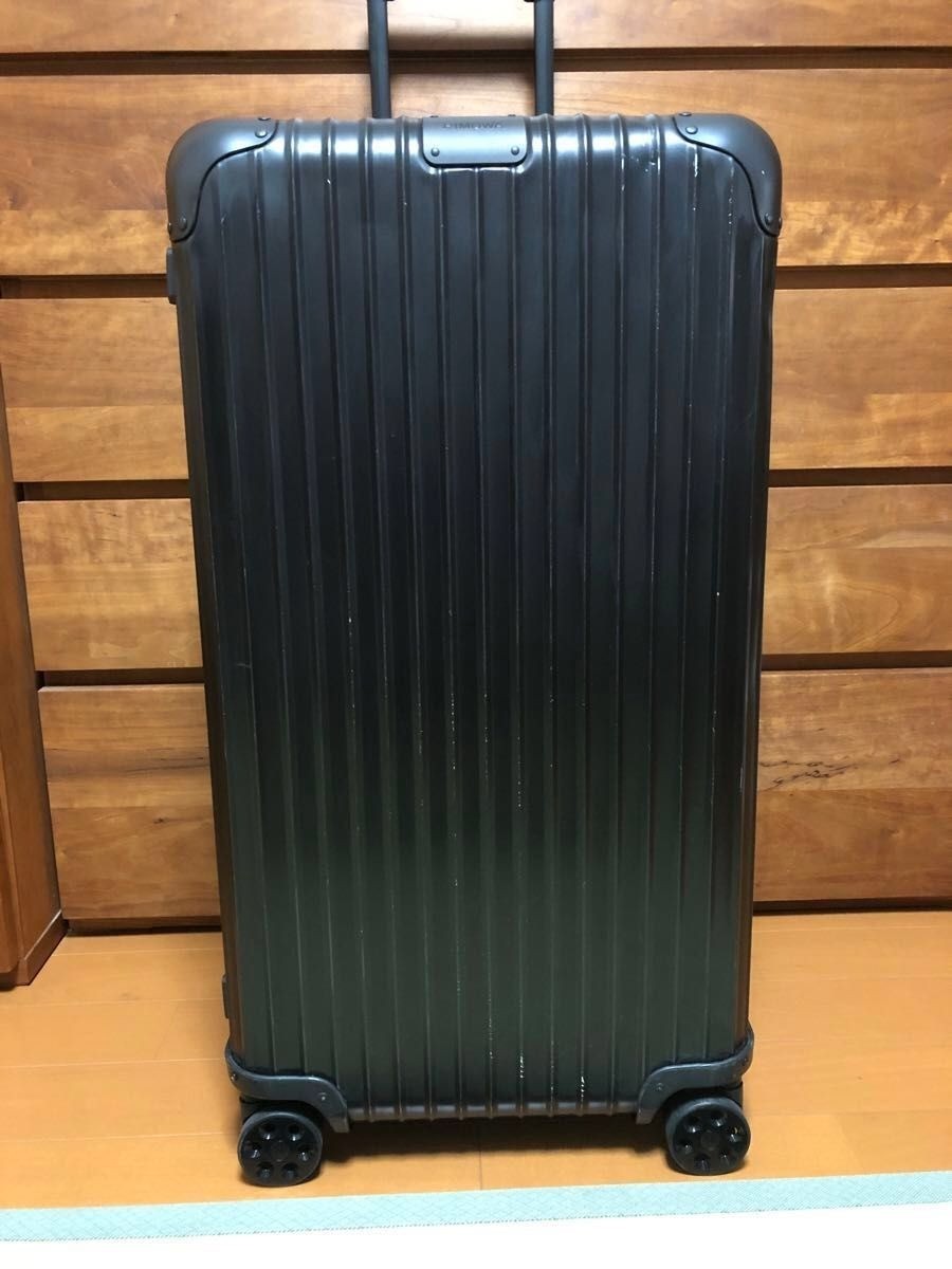 Rimowa Original Trunk Plus 105L Black 4-wheels Carry Case Suitcase