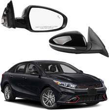 Passenger Side Mirror Compatible with 2019-2024 KIA Forte with Power Glass/Heate