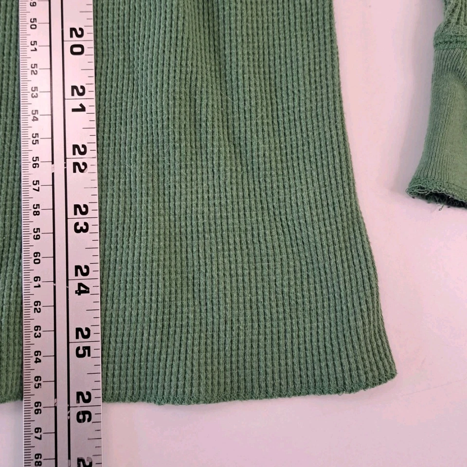 Camisa térmica manga larga Urban Pipeline Boys L capa tejida gofre informal verde Foto 4 de 4