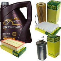 Mann Inspektionspaket 5L Mannol Extreme 5W-40 FüR Seat Toledo II 1.9 Tdi Leon