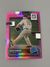 2022 Donruss Optic #71 Reiss Knehr Pink Prizm Rookie Card San Diego Padres