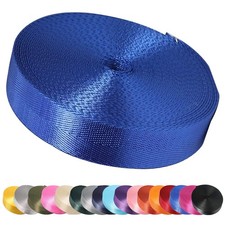 Nylon Webbing Straps, 1 Inch Wide Heavy Duty Nylon Strap, Durable Flat Rope W...