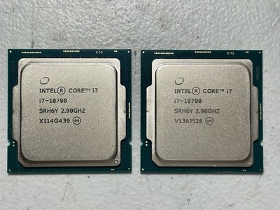 i7-10700 SRH6Y 2.9GHz Intel 10th Gen Core Turbo 4.8GHz 8-Core 16M LGA1200 2x CPU