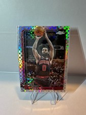 2025-26 Topps Chrome Coby White #80 X-Fractor Chicago Bulls