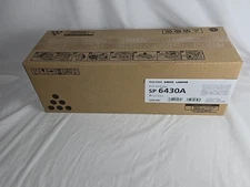 Ricoh Savin Lanier Genuine SP 6430A Black Toner Print Cartridge 407507 (M915-17)