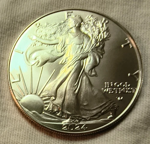 2024 $1 SILVER EAGLE = 1 OZ. .999 SILVER = U. S. MINT = UNCIRCULATED