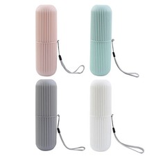 TravelGuard Portable Toothbrush  Toothpaste Case   Compact Travel Storage Box