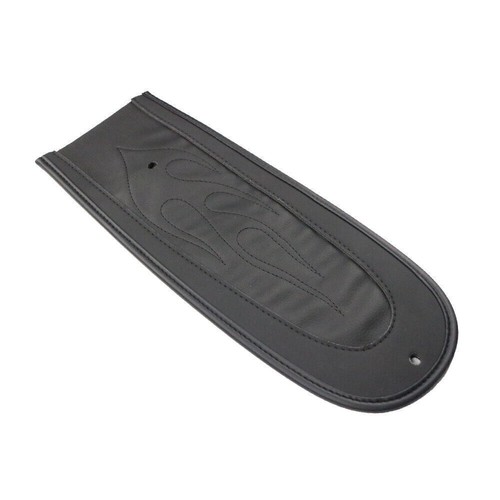 Flame Stitch Rear Fender Plain Bib Skin Solo Seat Cover For Harley Dyna 2006-17 - Picture 5 of 10