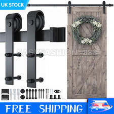 Wooden Door Sliding Door Track System Modern Internal Barn Door Hardware Set Kit