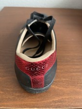 Gucci Ace Embroidered Bee Trainers Size 7/41 Men Trainers Black