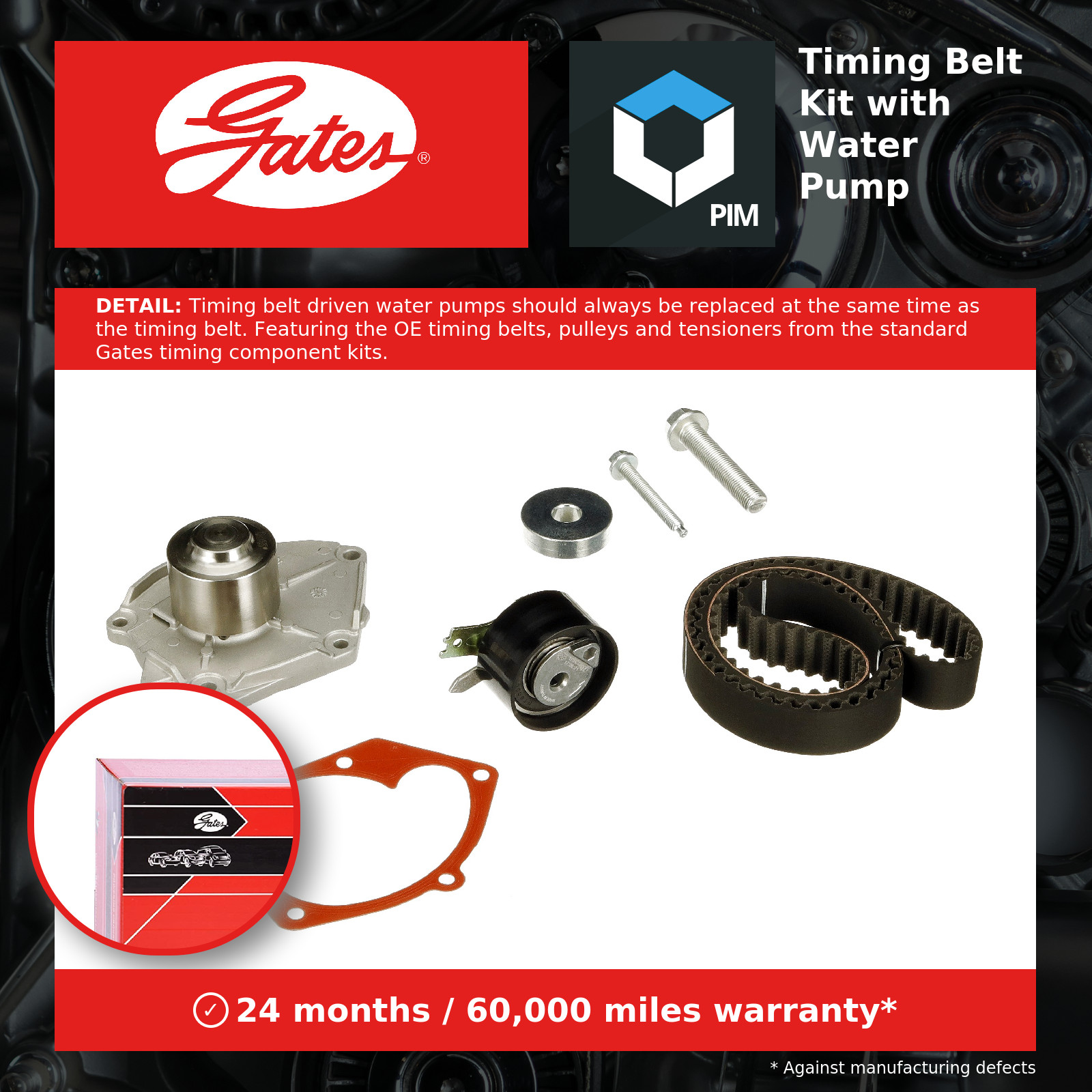 2x ✅Fits GATES-ZESTAWY KP25578XS TIMING BELT KIT +PUMP ⭐UK Seller⭐ - Image 13